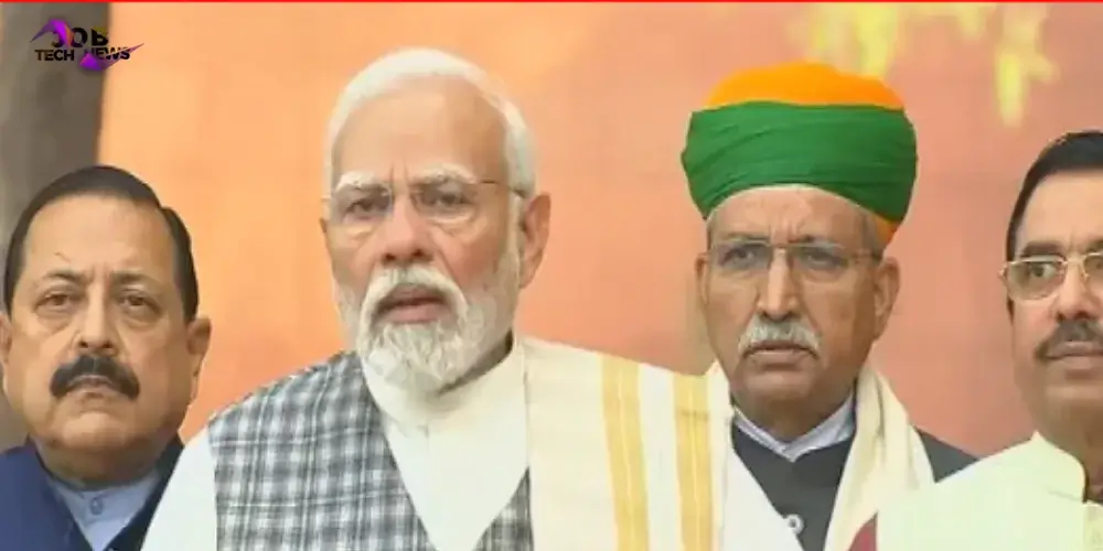 "Don't Express Your Discontent in Parliament": On the poll show, PM takes aim at Congress.
