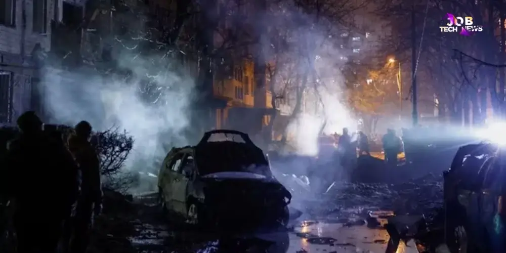 Dozens injured, homes and emergency clinic harmed in Russian rocket attack on Kyiv