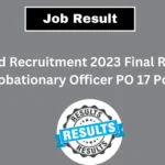 UPSC Combined Medical Services CMS Examination 2023 Final Result for 1261 Post
