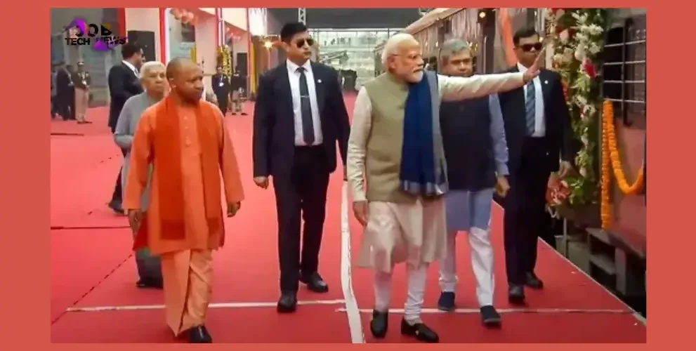 The 240 million rupee Ayodhya Dham junction railway station is opened by PM Modi