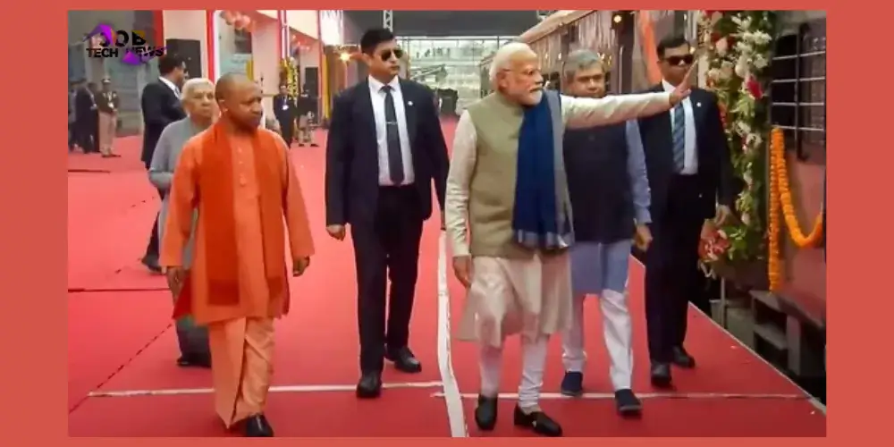 The 240 million rupee Ayodhya Dham junction railway station is opened by PM Modi
