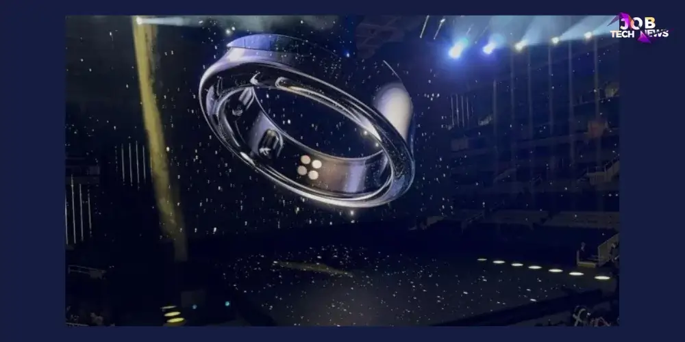 Samsung previews its newest fitness gadget, the Galaxy Ring.