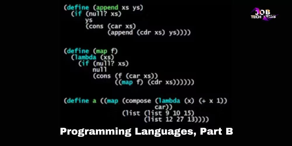Programming Languages, Part B