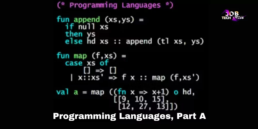 Programming Languages, Part A